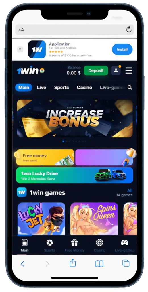  1win casino app