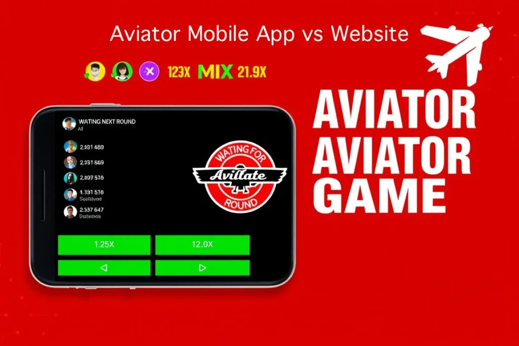 Aviator Mobile App vs Website